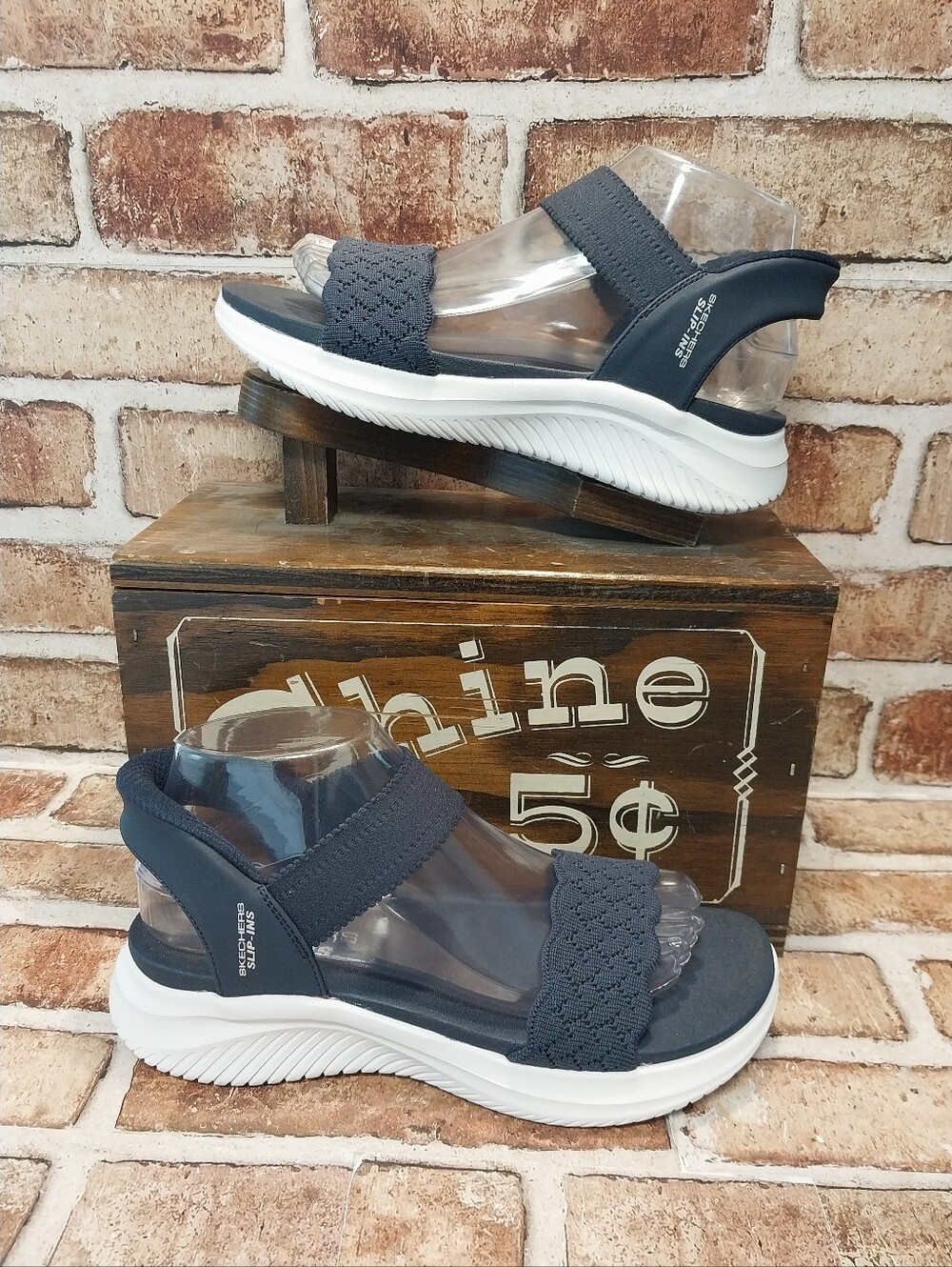 Pre-owned Worn 1x 2024 Skechers Ultra Flex 3.0 Slip In Sandals